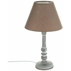 Atmosphera Créateur D'intérieur - Stehlampe mit Holzständer, interessante Ergänzung zur Beleuchtung von Räumen im Vintage-Stil - Atmosphera