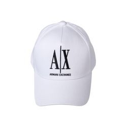 Baseball Cap ARMANI EXCHANGE "Cap", Damen, weiß, Obermaterial: 100% Baumwolle CO., Caps