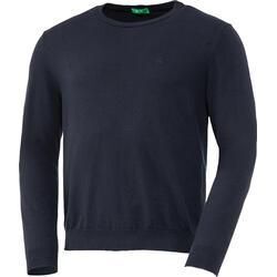 Benetton Herren Pullover Rundhals marine