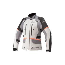 Motorradjacke Alpinestars Stella Andes V3 Drystar Eis-Grau-Schwarz Damen