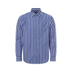 Tommy Hilfiger Freizeithemd Herren Regular Fit Baumwolle gestreift, blau