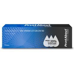 PrintAbout Toner kompatibel mit OKI 09006127/28/29/30 - 4-farbig - Multipack