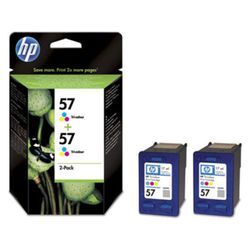 HP 57 (C9503AE) Druckerpatrone - 2x 3-farbig - Multipack