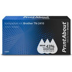 PrintAbout Extra hohe Kapazität Brother TN-2410 - 2x Schwarz - Multipack