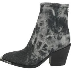 Westernstiefelette BUFFALO "WEST BOOT LO", Damen, Gr. 41, schwarz, Textil, modisch, Schuhe, Cowboystiefelette, Boots, Festival, in angesagter Optik