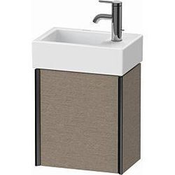 Duravit XViu Waschtisch-Unterschrank XV4230LB211 36,4 x 39,7 x 23,4 cm, links, eiche kaschmir, 1 Tür, schwarz matt