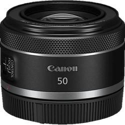 CANON RF - 50 mm f./1.8 (Objektiv für Canon R-Mount, Schwarz)