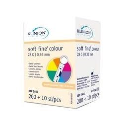 KLINION Soft fine colour Lanzetten 28 G 210 St