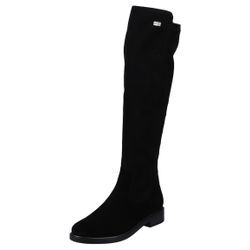 Stiefel REMONTE Gr. 36, Normalschaft, schwarz, Damen, Leder, Textil, Schuhe Reiterstiefel Overknee-Stiefel Reißverschlussstiefel, mit Tex-Ausstattung