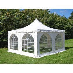 Dancover Partyzelt Festzelt Pagoda PRO 4x4m, PVC