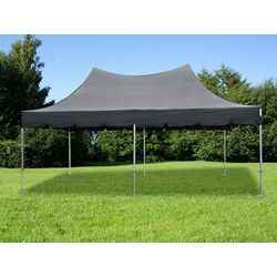 Dancover Faltzelt Faltpavillon Wasserdicht FleXtents PRO Peak Pagoda 3x6m Schwarz