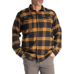 Flanellhemd Klim Owen Heavyweight Golden Brown-Black