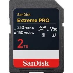 SANDISK Extreme PRO® UHS-I, SDXC Speicherkarte, 2 TB, 250 Mbit/s