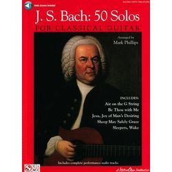 Hal Leonard Bach 50 Solos Classical Guitar