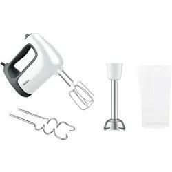 TEFAL HT4621 Prep'Mix+ Handmixer Weiß (500 Watt)