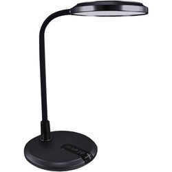 Licht-erlebnisse - led Schreibtischlampe dimmbar Touch Funktion Farbwechsel 4000 k 780 lm 40 cm Schwarz Modern