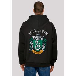 Kapuzenpullover F4NT4STIC "Harry Potter Slytherin Logo", Herren, Gr. L, schwarz, Obermaterial: 100% Baumwolle, casual, oversize, Langarm, Pullover, Print