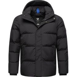 Steppjacke RAGWEAR "Walby" Gr. L (52), schwarz, Herren, Obermaterial: 100% Polyester, Futter: 100% Polyester, Wattierung: 100% Polyester, Jacken, Gesteppte Herren Outdoorjacke wasserdicht mit Kapuze