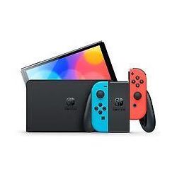 Nintendo Switch OLED 64GB [inkl. Controller rot/blau] schwarz