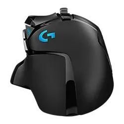 Logitech Kabelgebundene Ergonomische Optische Gaming-Maus für Rechtshänder G502 (Hero) 11 Tasten USB Schwarz