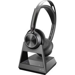 HP Poly Voyager Focus 2 Computer On Ear Headset Bluetooth® Stereo Schwarz Noise Cancelling Headset