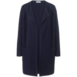 Long-Strickjacke aus 100% SUPIMA®-­Baumwolle Peter Hahn blau