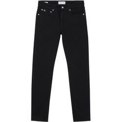 Slim-fit-Jeans CALVIN KLEIN JEANS "SLIM TAPER", Herren, Gr. 32, Länge 32, schwarz (schwarz denim), Denim/Jeans, Obermaterial: 99% Baumwolle, 1% Elasthan, unifarben, casual, Jeans