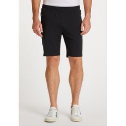 Shorts JOY SPORTSWEAR "LAURIN", Herren, Gr. 50, N-Gr, schwarz, Sweatware, Obermaterial: 70% Baumwolle, 25% Polyester, 5% Elasthan, unifarben, sportlich, Hosen