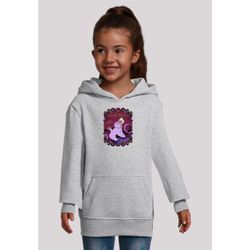 Kapuzenpullover F4NT4STIC "Disney Bösewichte Ursula Meerjungfrau Melodies", Mädchen, Gr. 110/116, grau (erdgrau), Obermaterial: 65% Baumwolle, 35% Polyester, casual, relaxed fit, Langarm, Pullover, Premium Qualität