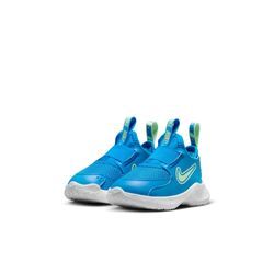 Sneaker NIKE "FLEX RUNNER 3 (TD)" Gr. 21 (5C), photo blau, vapor grün, Textil, Synthetik, Schuhe