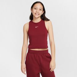 Nike Sportswear geripptes Tanktop (Mädchen) - Rot