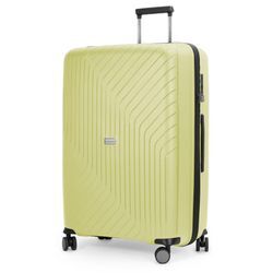 Hartschalen-Trolley HAUPTSTADTKOFFER "TXL, 76 cm" Gr. B/H/T: 51cm x 76cm x 31cm 118 l, grün (lime), Polypropylen, unifarben, Koffer, Hartschalen-Koffer Reisekoffer Koffer groß Reisegepäck TSA Schloss