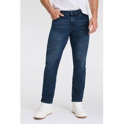 Regular-fit-Jeans BOSS ORANGE "TROY BO", Herren, Gr. 33, Länge 30, blau (navy419), Denim/Jeans, Obermaterial: 98% Baumwolle, 2% Elasthan, unifarben, casual, regular fit, Jeans, 5-Pocket-Form