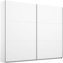 Schwebetürenschrank RAUCH "Kleiderschrank Garderobe TOPSELLER AURELIO mit 3 Ausstattungsvarianten", weiß (alpinweiß), B:218cm H:210cm T:59cm, Holzwerkstoff, Schränke, 3 verschiedene Ausstattungsvarianten Griffe aus Metall MADE IN GERMANY, Topseller