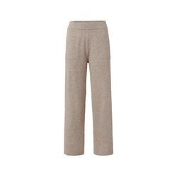 Lounge-Hose aus Strick - Beige - Gr.: L