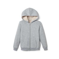 Tchibo Kinder-Sweat-Jacke - Creme/Meliert - Kinder - Gr.: 122/128