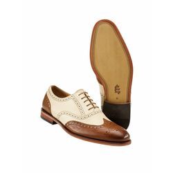 Mey & Edlich Herren Business-Schuhe Beige einfarbig 40, 41, 42, 43, 44, 45, 46