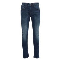 5-Pocket-Hose BLEND "5-Pocket-Jeans BHTwister", Herren, Gr. 27, Länge 34, blau (denim dunkelblau), Jeans, Obermaterial: 93% Baumwolle CO. 5% Polyester PES. 2% Elasthan EL., unifarben, casual, regular fit, Hosen