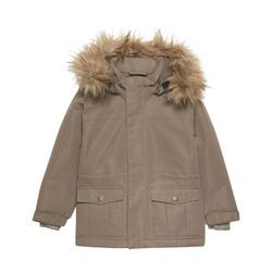 Winterjacke EN FANT "Winterjacke ENJacket", Jungen, Gr. 104, braun (chocolate chip), Obermaterial: 100% Polyester PES., casual, regular fit, Jacken