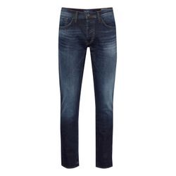 5-Pocket-Jeans BLEND "5-Pocket-Hose BHBlizzard", Herren, Gr. 27, Länge 32, blau (denim middle blau), Jeans, Obermaterial: 93% Baumwolle CO. 5% Polyester PES. 2% Elasthan EL., unifarben, casual, regular fit, Hosen