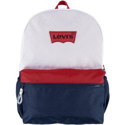 Rucksack LEVI'S KIDS, Baby, blau (marineblaus), Web, Polyester, colorblocking, casual, Rucksäcke