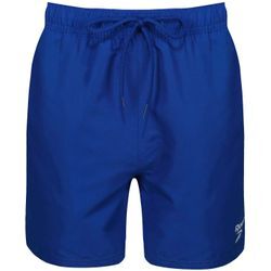 Badeshorts REEBOK ""Yale"", Herren, Gr. M, N-Gr, blau, Polyester, unifarben, sportlich, Badehosen, mit Kordelzug und elastischem Bund