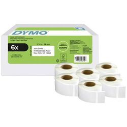 DYMO 2177564 Etiketten Rolle 25 x 54 mm Weiß 3000 St. Permanent haftend Versand-Etiketten