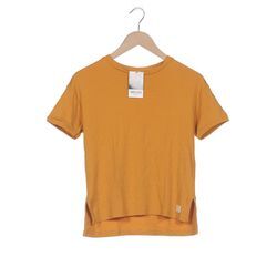 Comma Damen T-Shirt, gelb, Gr. 34