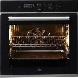 BEKO Einbaubackofen "BBIM13400XS", A+ (A+++-D), schwarz (edelstahlfarben, schwarz), B:59,4cm H:59,5cm T:56,7cm, Backöfen