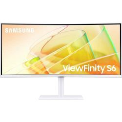 Samsung ViewFinity S6 S34C650TAU LED-Monitor EEK G (A - G) 86.4 cm (34 Zoll) 3440 x 1440 Pixel 21:9 5 ms DisplayPort, HDMI®, Kopfhörer (3.5 mm Klinke), USB