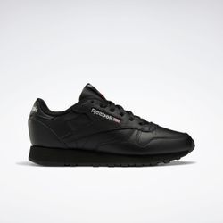 Sneaker REEBOK CLASSIC "Classic Leather", Gr. 39, schwarz, Leder, sportlich, Schuhe