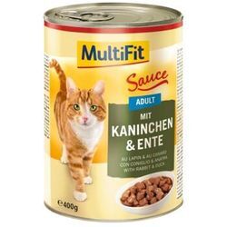 MultiFit Adult Sauce Kaninchen & Ente 24x400 g