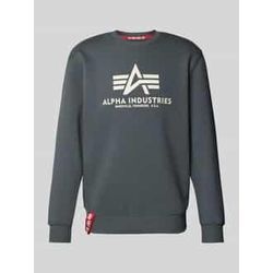 'BASIC SWEATER' mit Logo-Print