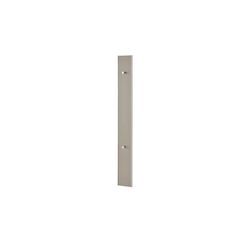 Garderobenpaneel Duna ¦ beige ¦ Glas, Holzwerkstoff ¦ Maße (cm): B: 16 H: 140 T: 7